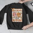 Pumpkin Teacher Preppy Fall In Love With Learning Autumn Men Graphic Sweatshirt, funny design