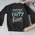Put On A Happy Face Music Music Teacher Men Graphic Sweatshirt, funny design Put On A Happy Face Music Music Teacher Men Graphic Sweatshirt, funny design