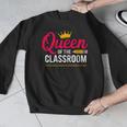 Queen Of The Classroom Teacher Men Graphic Sweatshirt, funny design Queen Of The Classroom Teacher Men Graphic Sweatshirt, funny design