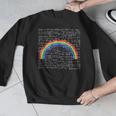 Rainbow Math Equation Teacher Nerd Retro LGBT Gay Pride Flag Men Graphic Sweatshirt, funny design
