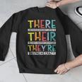 There Their They’Re Grammar Joke For English Teacher Student Men Graphic Sweatshirt, English Teacher Gifts, funny design There Their They’Re Grammar Joke For English Teacher Student Men Graphic Sweatshirt, English Teacher Gifts, funny design