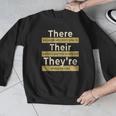 There Their They'Re T Shirt English Grammar Teacher For Men Women Men Graphic Sweatshirt, English Teacher Gifts, funny design