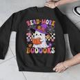 Read More Books Ghost Reading Book Teacher Halloween Men Graphic Sweatshirt, funny design Read More Books Ghost Reading Book Teacher Halloween Men Graphic Sweatshirt, funny design