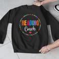 Reading Coach Teacher Interventionist Specialist Literacy Men Graphic Sweatshirt, funny design