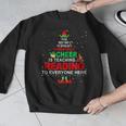 Reading Teacher Christmas Shirt Elf Christmas Cheer For Men Women Men Graphic Sweatshirt, funny design
