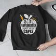 Real Superheroes Wear No Capes Teacher Design Teach Men Graphic Sweatshirt, funny design Real Superheroes Wear No Capes Teacher Design Teach Men Graphic Sweatshirt, funny design