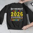 Retirement Primary Elementary Teacher 2026 Retiring Progress Men Graphic Sweatshirt, funny design Retirement Primary Elementary Teacher 2026 Retiring Progress Men Graphic Sweatshirt, funny design