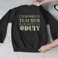 Retro Back To School Women Old Camo Preschool Teacher Men Graphic Sweatshirt, funny design Retro Back To School Women Old Camo Preschool Teacher Men Graphic Sweatshirt, funny design