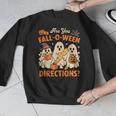 Retro Are You Fall O Ween Directions Ghost Teacher Spooky Men Graphic Sweatshirt, funny design Retro Are You Fall O Ween Directions Ghost Teacher Spooky Men Graphic Sweatshirt, funny design