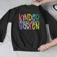 Retro Kindergarten Dream Team Back To School Teacher Kids Men Graphic Sweatshirt, funny design Retro Kindergarten Dream Team Back To School Teacher Kids Men Graphic Sweatshirt, funny design