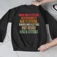 Riddle Wordplay Joke For Grammar Nerds And Teachers Men Graphic Sweatshirt, funny design Riddle Wordplay Joke For Grammar Nerds And Teachers Men Graphic Sweatshirt, funny design