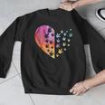 Sign Language Heart ASL For Deaf Teacher Men Graphic Sweatshirt, funny design Sign Language Heart ASL For Deaf Teacher Men Graphic Sweatshirt, funny design