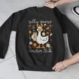 Silly Goose Teachers Club Cozy Fall Teacher Men Graphic Sweatshirt, funny design Silly Goose Teachers Club Cozy Fall Teacher Men Graphic Sweatshirt, funny design