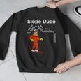 Slope Dude Algebra Geometry Middle School Math Teacher Men Graphic Sweatshirt, funny design