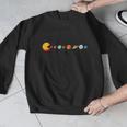 Solar System Teacher Video Games Sun Eating Planets Men Graphic Sweatshirt, funny design Solar System Teacher Video Games Sun Eating Planets Men Graphic Sweatshirt, funny design