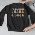 Spanish Teacher Groovy I'm Bilingual I Haha And Jaja Men Graphic Sweatshirt, Groovy Teacher Gifts, funny design Spanish Teacher Groovy I'm Bilingual I Haha And Jaja Men Graphic Sweatshirt, Groovy Teacher Gifts, funny design