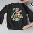 Special Education Teacher Team SPED Grow With The Flow Men Graphic Sweatshirt, funny design Special Education Teacher Team SPED Grow With The Flow Men Graphic Sweatshirt, funny design