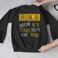 Spelling Bee Halloween Pun Costume Beekeeper Teacher Men Graphic Sweatshirt, funny design Spelling Bee Halloween Pun Costume Beekeeper Teacher Men Graphic Sweatshirt, funny design