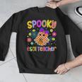 Spooky ESOL Teacher Halloween ESOL Teaching Coquette Men Graphic Sweatshirt, funny design Spooky ESOL Teacher Halloween ESOL Teaching Coquette Men Graphic Sweatshirt, funny design