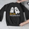 Spooky Ghost Inequalities Halloween Math Teacher Men Graphic Sweatshirt, funny design Spooky Ghost Inequalities Halloween Math Teacher Men Graphic Sweatshirt, funny design