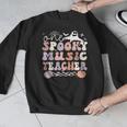 Spooky Music Teacher Halloween Music Teaching Men Women Men Graphic Sweatshirt, funny design