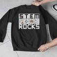 STEM Rocks Science Technology Engineering Math STEM Teacher Men Graphic Sweatshirt, Science Teacher Gifts, funny design STEM Rocks Science Technology Engineering Math STEM Teacher Men Graphic Sweatshirt, Science Teacher Gifts, funny design