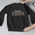 Substitute Teacher Supplies For Teachers Leopard For Men Women Men Graphic Sweatshirt, funny design