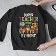 Super Teacher By Day Super Tired By Night Men Graphic Sweatshirt, Super Teacher Gifts, funny design Super Teacher By Day Super Tired By Night Men Graphic Sweatshirt, Super Teacher Gifts, funny design