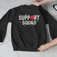 Support Squad Cute Heart Supportive Teacher Team Member Men Graphic Sweatshirt, funny design Support Squad Cute Heart Supportive Teacher Team Member Men Graphic Sweatshirt, funny design