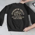 Synonym Rolls Joke Cinnamon Rolls Grammar Pun Teacher Men Graphic Sweatshirt, funny design