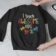 I Teach Awesome Kids Shirt Autism Special Education Teacher Men Graphic Sweatshirt, funny design I Teach Awesome Kids Shirt Autism Special Education Teacher Men Graphic Sweatshirt, funny design