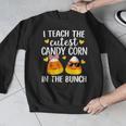 I Teach The Cutest Candy Corn In The Bunch Teacher Halloween Men Graphic Sweatshirt, funny design I Teach The Cutest Candy Corn In The Bunch Teacher Halloween Men Graphic Sweatshirt, funny design