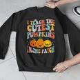 I Teach The Cutest Pumpkins In The Patch Teacher Men Graphic Sweatshirt, funny design I Teach The Cutest Pumpkins In The Patch Teacher Men Graphic Sweatshirt, funny design