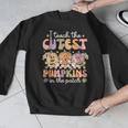 I Teach The Cutest Pumpkins In The Patch Teacher Retro Men Graphic Sweatshirt, funny design I Teach The Cutest Pumpkins In The Patch Teacher Retro Men Graphic Sweatshirt, funny design