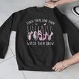 Teach Them Love Them Watch Them Grow Ballet Dance Teacher Men Graphic Sweatshirt, funny design Teach Them Love Them Watch Them Grow Ballet Dance Teacher Men Graphic Sweatshirt, funny design