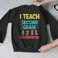 I Teach Second Grade Superheroes Teacher Superhero Men Graphic Sweatshirt, funny design