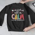Teacher All Calm Said No Teacher Christmas Pencil Tree Men Graphic Sweatshirt, funny design Teacher All Calm Said No Teacher Christmas Pencil Tree Men Graphic Sweatshirt, funny design
