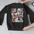 Teacher Halloween In My Spooky Teacher Era Retro Groovy Men Graphic Sweatshirt, Groovy Teacher Gifts, funny design Teacher Halloween In My Spooky Teacher Era Retro Groovy Men Graphic Sweatshirt, Groovy Teacher Gifts, funny design