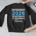 Teacher Retirement Class Of 2026 Loading Retired Men Graphic Sweatshirt, funny design Teacher Retirement Class Of 2026 Loading Retired Men Graphic Sweatshirt, funny design