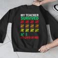 My Teacher Survived 67 Days Of Me School Kids Costume Men Graphic Sweatshirt, funny design My Teacher Survived 67 Days Of Me School Kids Costume Men Graphic Sweatshirt, funny design