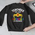 Teachers Are Just Superheroes In Disguise School Women Men Men Graphic Sweatshirt, funny design Teachers Are Just Superheroes In Disguise School Women Men Men Graphic Sweatshirt, funny design