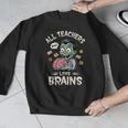 Teachers Love Brains Tee-Shirt Men Women Halloween Teacher Men Graphic Sweatshirt, funny design Teachers Love Brains Tee-Shirt Men Women Halloween Teacher Men Graphic Sweatshirt, funny design