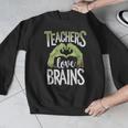 Teachers Love Zombie Teacher Halloween Fun Men Graphic Sweatshirt, funny design