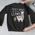 Teachers Testing Day Test Day No Prob Llama Teacher Men Graphic Sweatshirt, funny design Teachers Testing Day Test Day No Prob Llama Teacher Men Graphic Sweatshirt, funny design