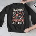 Teaching Future Artists For Art Teachers And Lovers For Men Women Girls Kids Men Graphic Sweatshirt, funny design