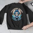 Teaching Heart Anime Soul Teacher Otaku Manga Men Graphic Sweatshirt, funny design