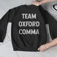 Team Oxford Comma English Majors And Teachers For Men Women Girls Kids Men Graphic Sweatshirt, English Teacher Gifts, funny design