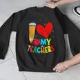 Teens Graduation I Heart My Teachers I Love My Teachers Men Graphic Sweatshirt, funny design