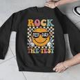 Test Day Rock The Test Teacher Testing Day You Got This Men Graphic Sweatshirt, funny design Test Day Rock The Test Teacher Testing Day You Got This Men Graphic Sweatshirt, funny design