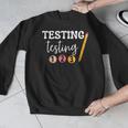Testing Testing 123 Cute Math Teacher Student Test Day Men Women Girls Kids Men Graphic Sweatshirt, funny design Testing Testing 123 Cute Math Teacher Student Test Day Men Women Girls Kids Men Graphic Sweatshirt, funny design